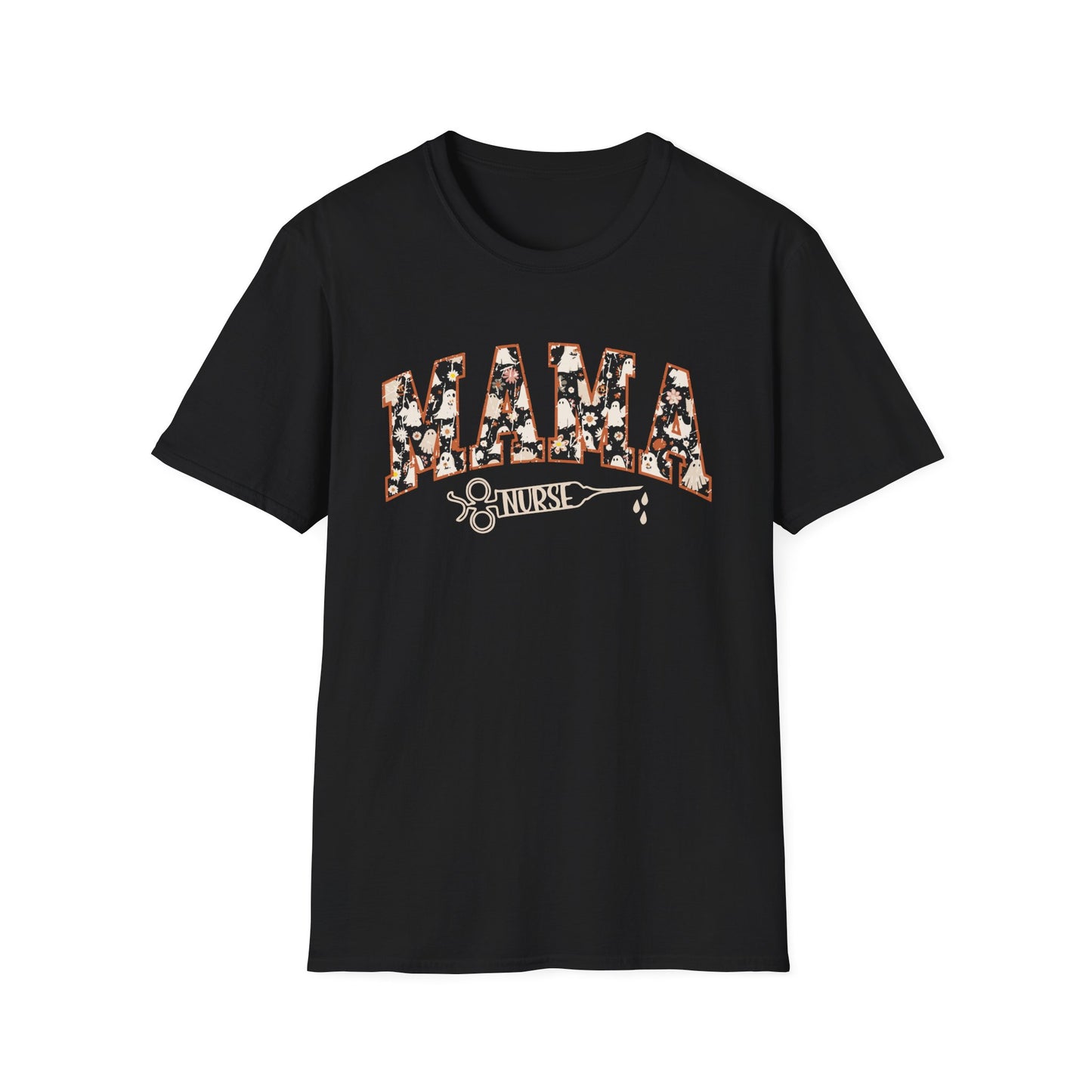 Unisex Softstyle T-Shirt - Halloween Mama Nurse