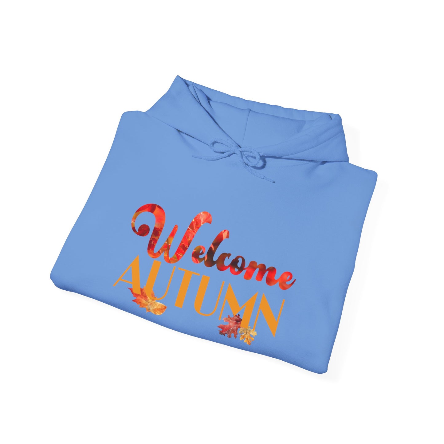 Welcome Autumn Leaves - Unisex Heavy Blend™ Hooded Sweatshirt