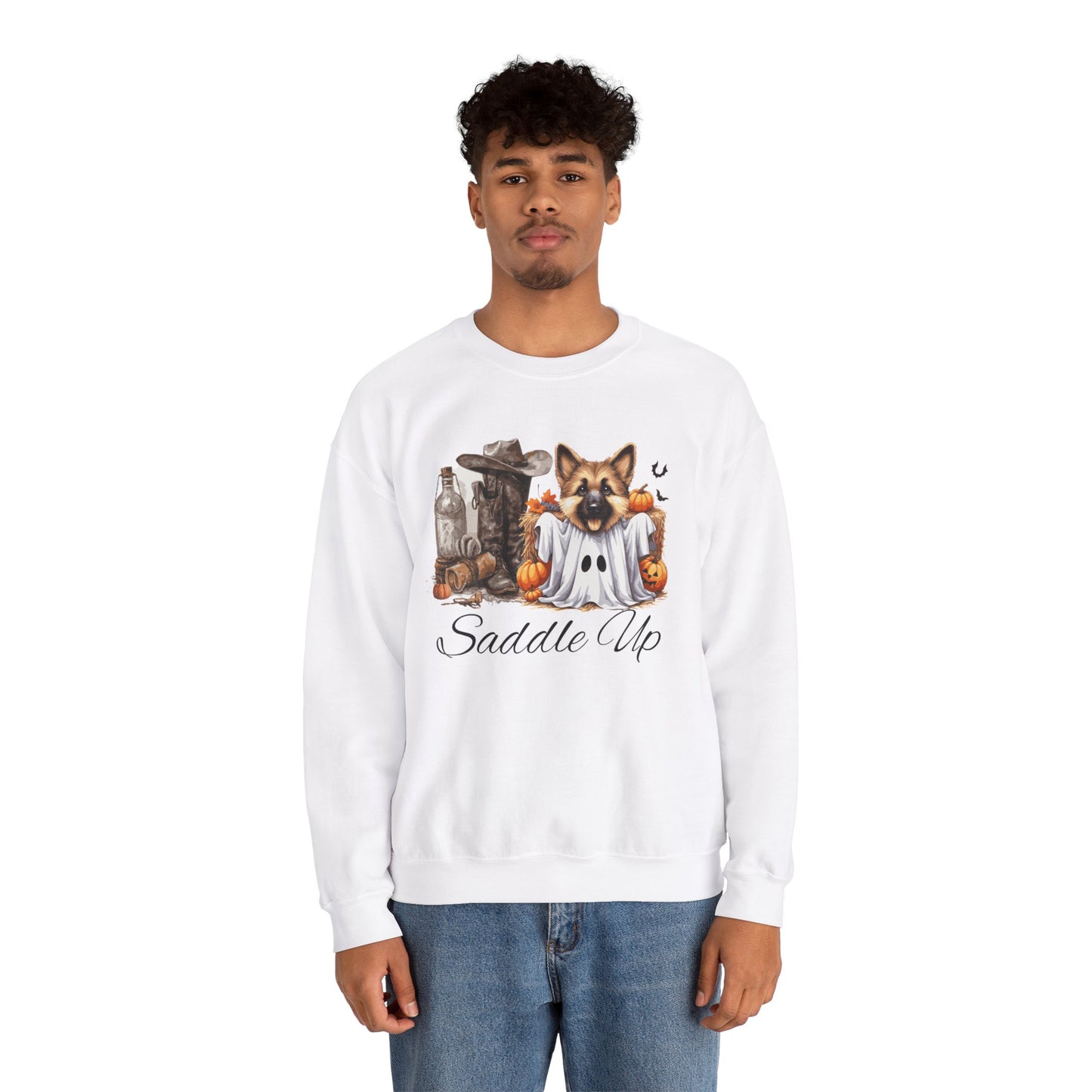 Unisex Heavy Blend™ Crewneck Sweatshirt - Cowgirl's Best Friend