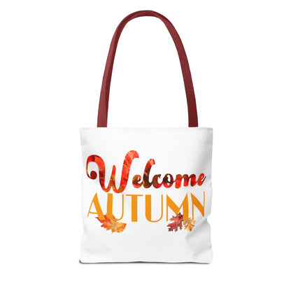 Welcome Autumn Leaves - Tote Bag (AOP)