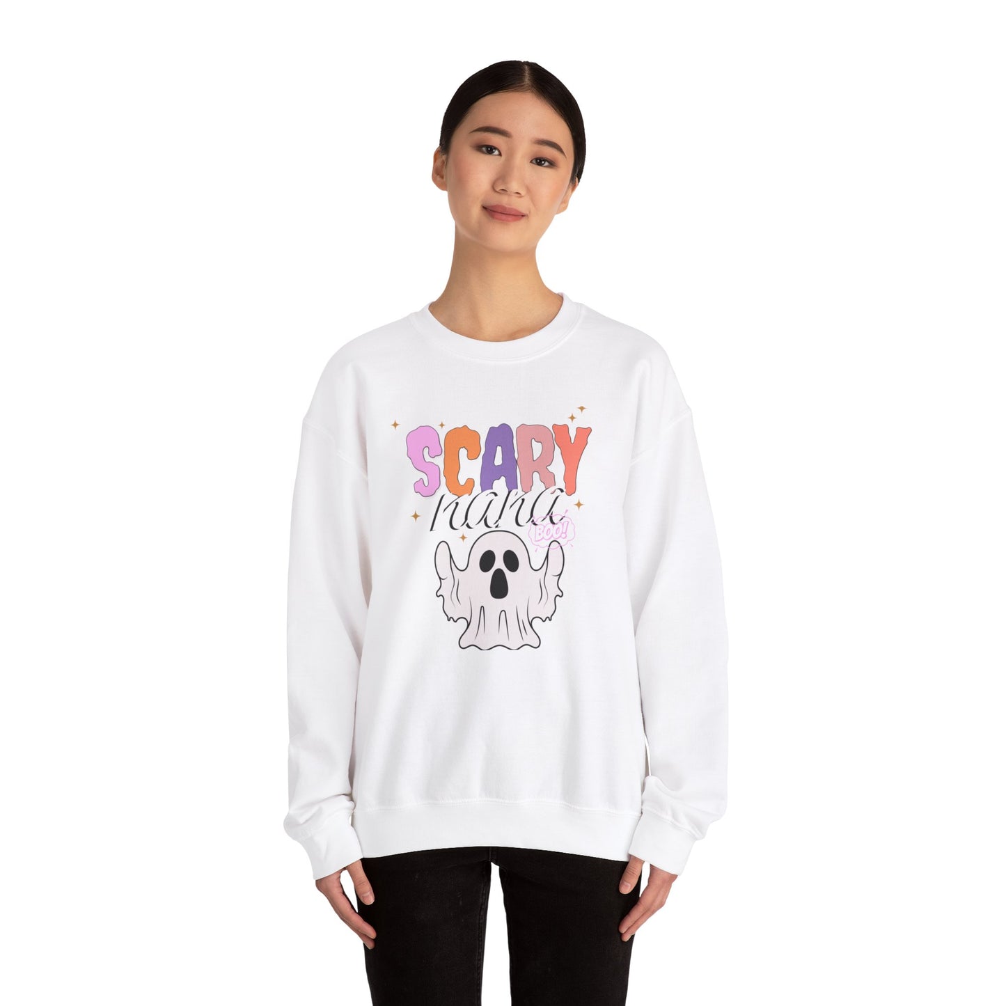 Unisex Heavy Blend™ Crewneck Sweatshirt - Scary Nana