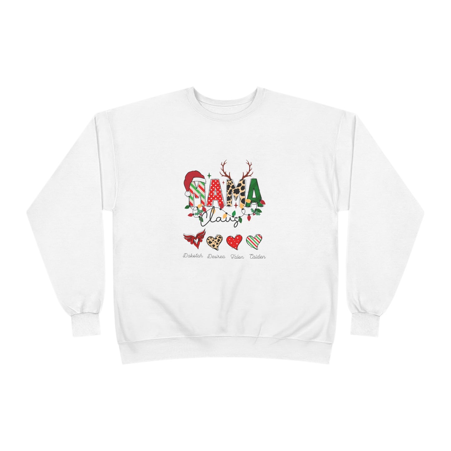 Mama Claus Personalized Unisex EcoSmart® Crewneck Sweatshirt