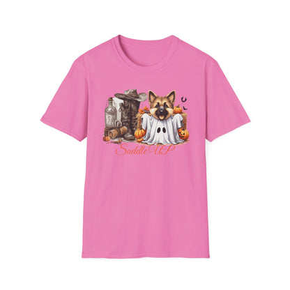 Germany Shepherd Puppy Halloween Softstyle T-Shirt