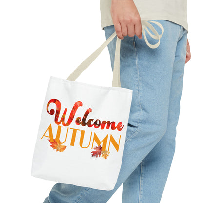 Welcome Autumn Leaves - Tote Bag (AOP)