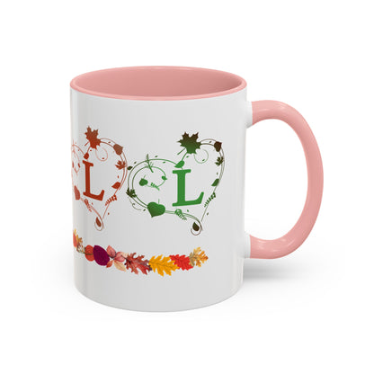 Accent Coffee Mug (11, 15oz) Fall Leaves