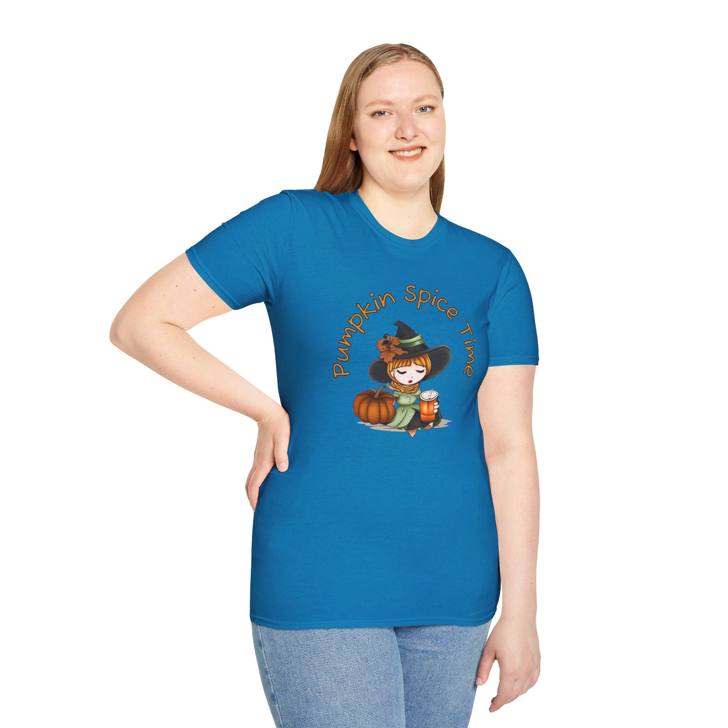 Pumpkin Spice Witch T-Shirt - Adorable Halloween Witch is all about her Pumpkin Spice