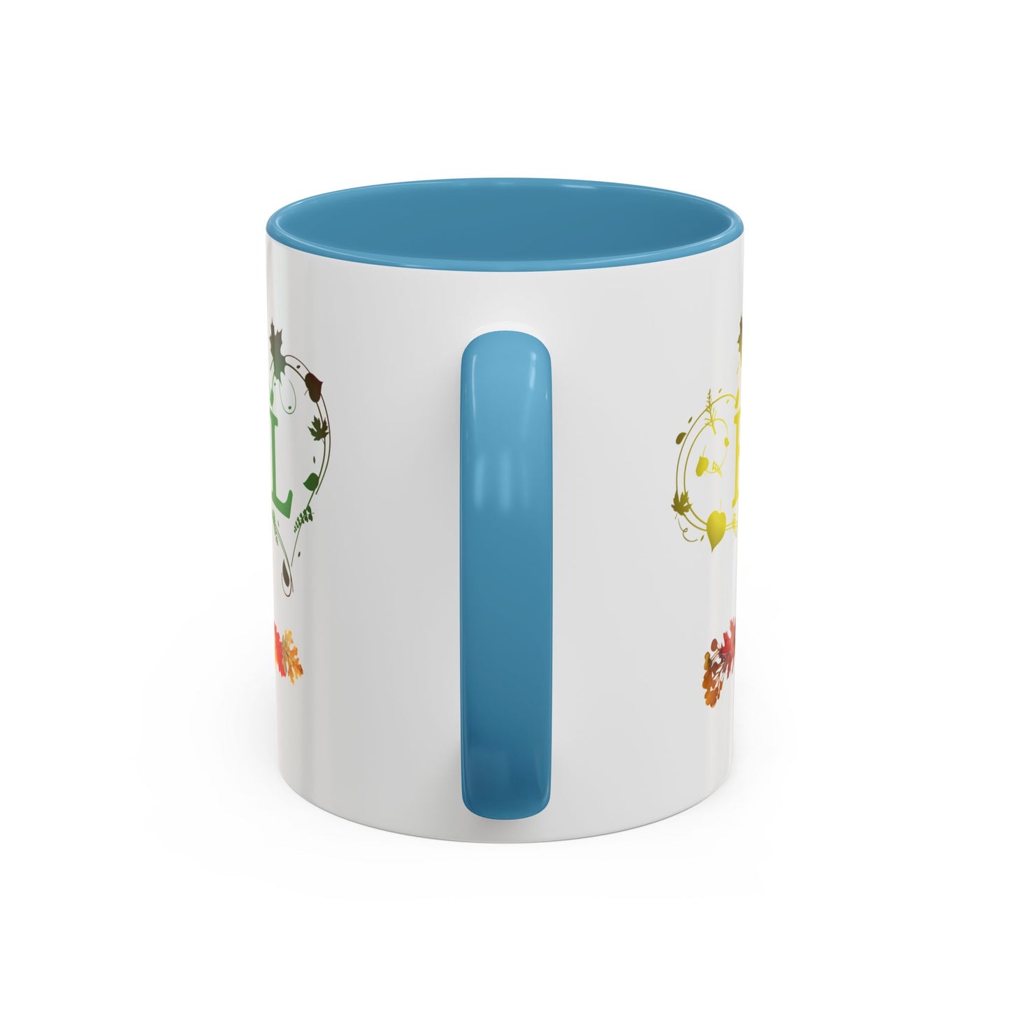 Accent Coffee Mug (11, 15oz) Fall Leaves