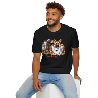 Germany Shepherd Puppy Halloween Softstyle T-Shirt