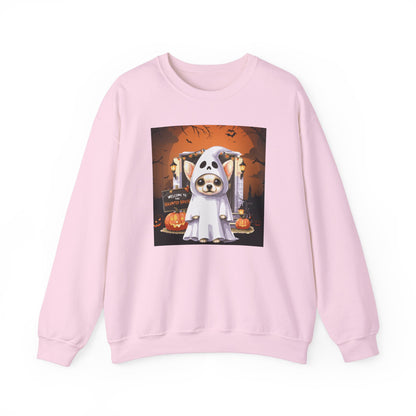 Unisex Heavy Blend™ Crewneck Sweatshirt - Chihuahua Ghost Puppy