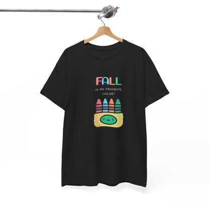 Fall Is My Favorite Color in - Black - Unisex Heavy Cotton Tee