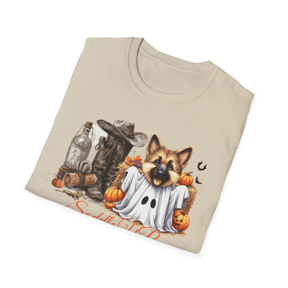 Germany Shepherd Puppy Halloween Softstyle T-Shirt