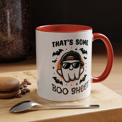 Halloween Accent Coffee Mug (11 oz) - That's Some Boo Sheet