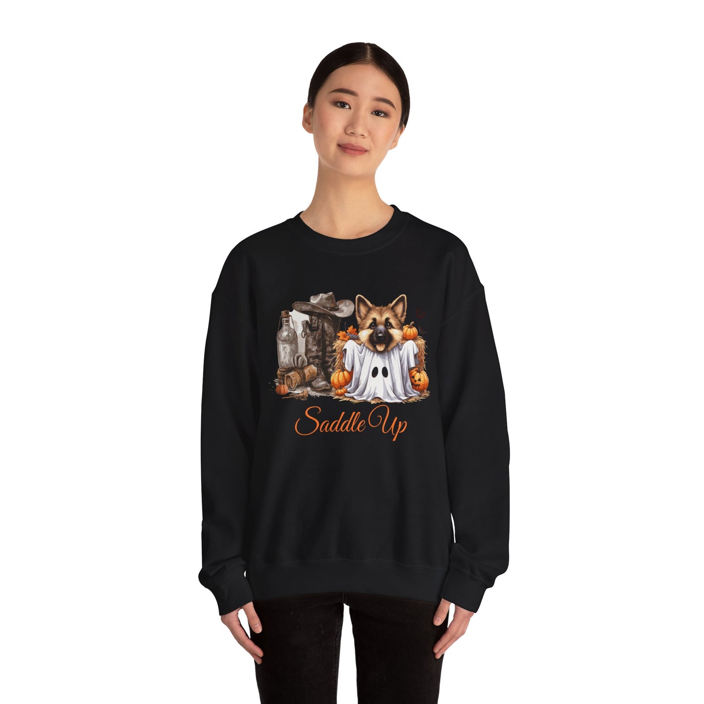 Unisex Heavy Blend™ Crewneck Sweatshirt - Cowgirl's Best Friend