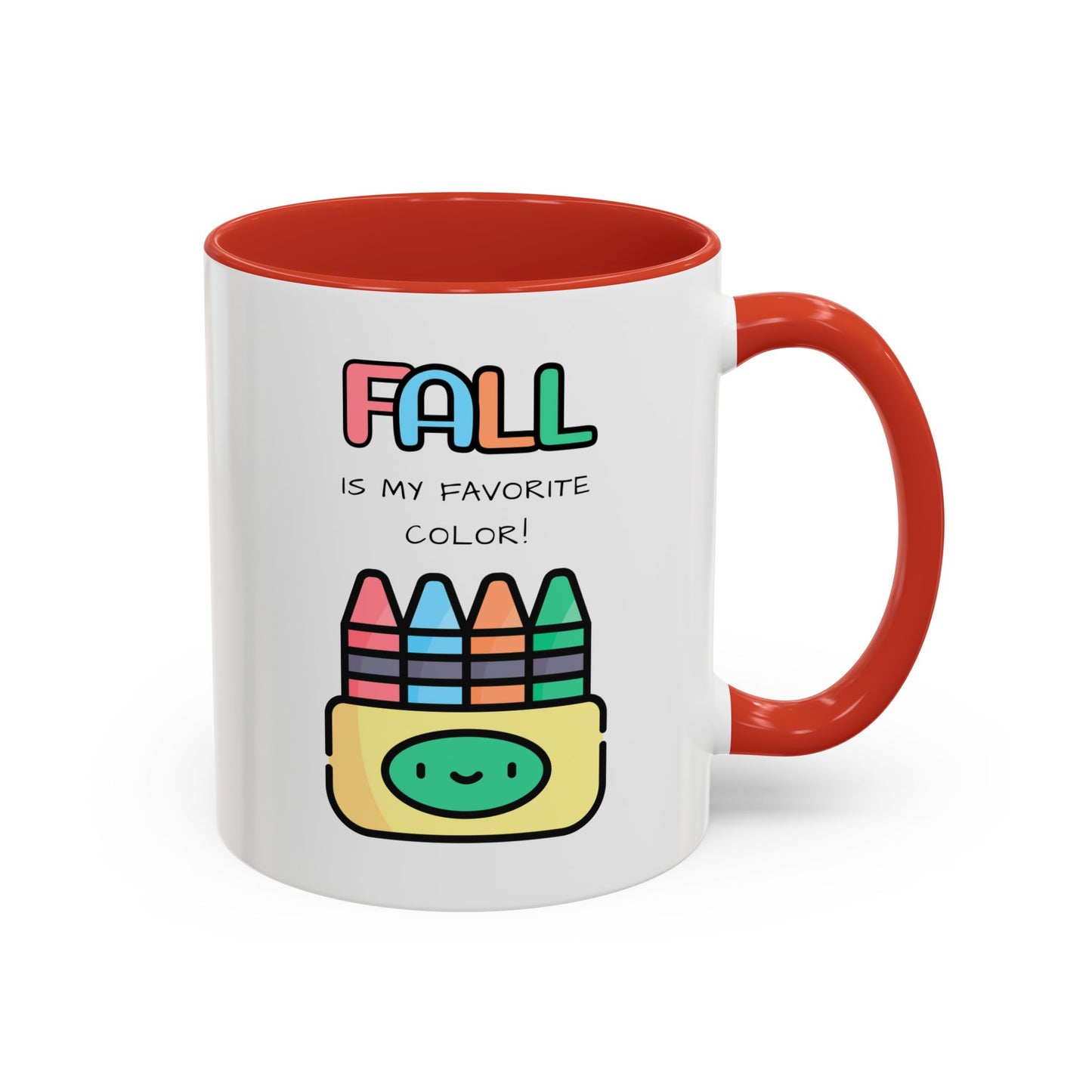 Fall Is My Favorite Color - Accent Coffee Mug (11 oz)