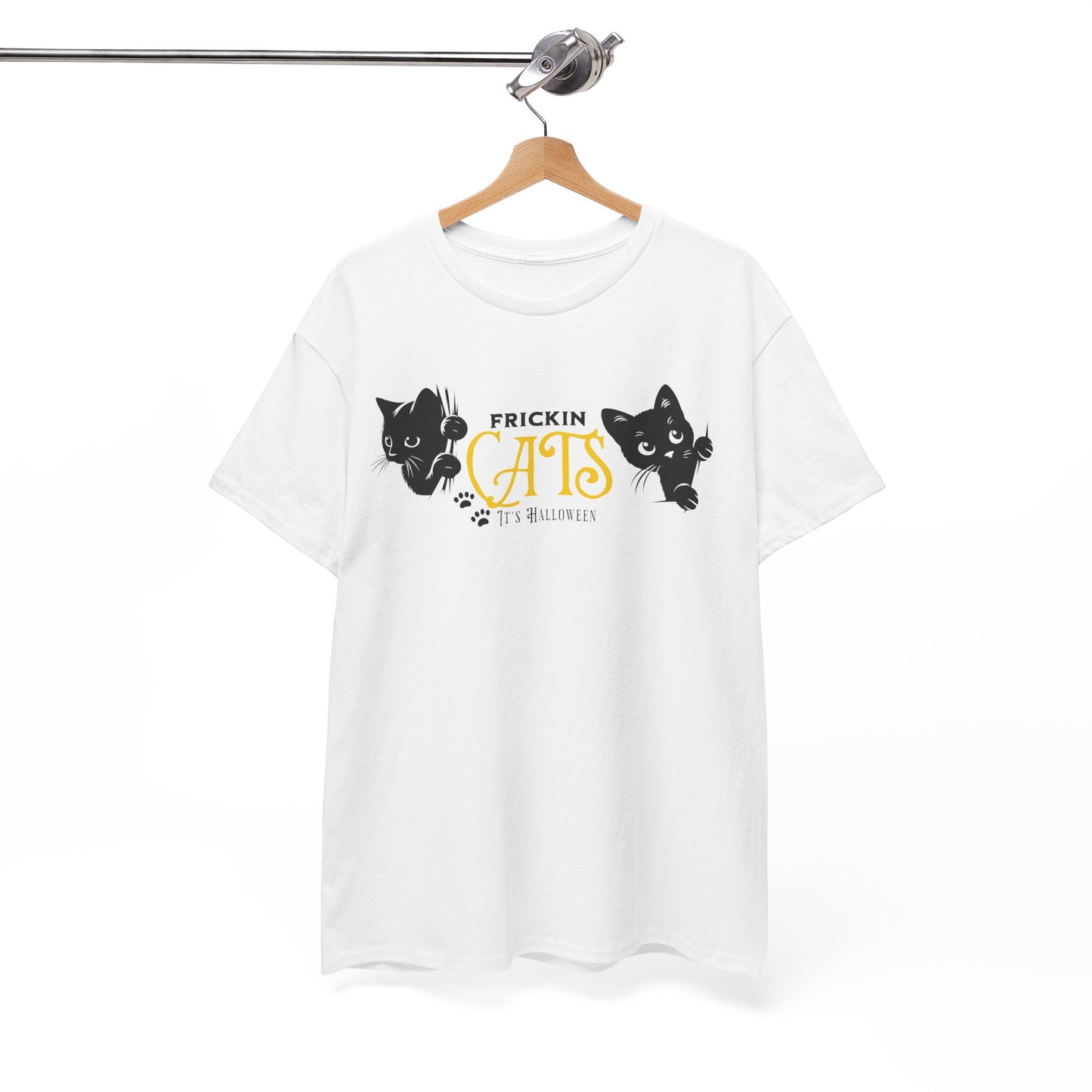 Unisex Heavy Cotton Tee - Frickin Cats