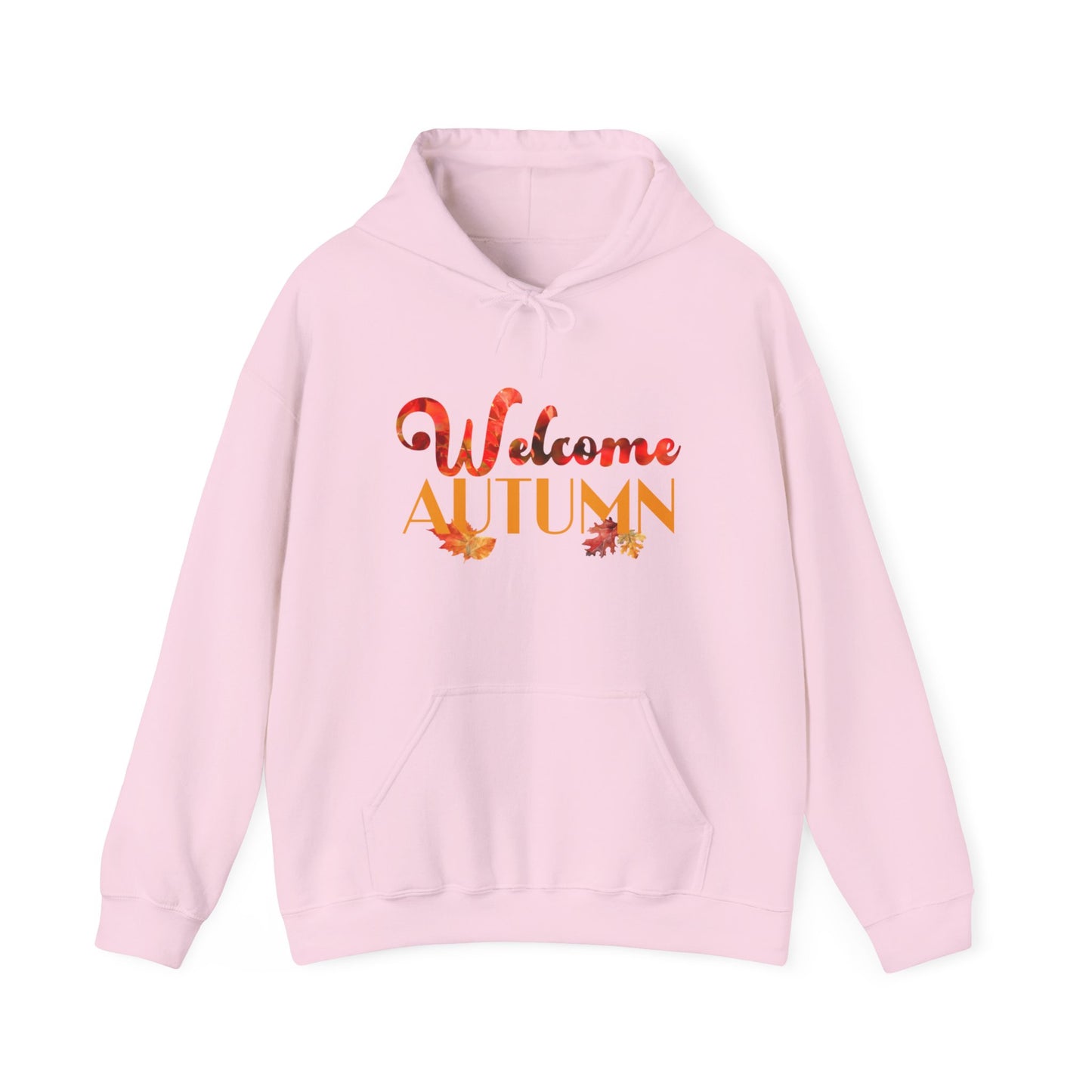 Welcome Autumn Leaves - Unisex Heavy Blend™ Hooded Sweatshirt