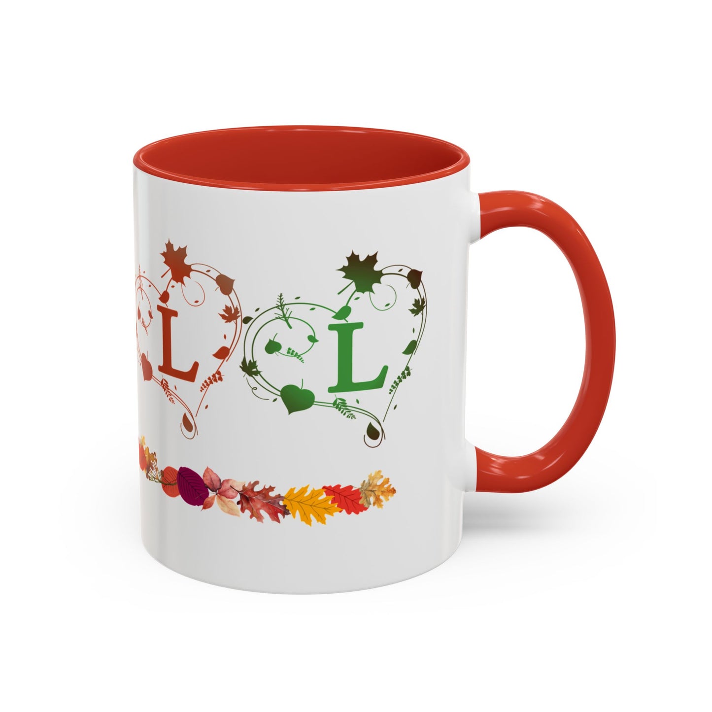 Accent Coffee Mug (11, 15oz) Fall Leaves