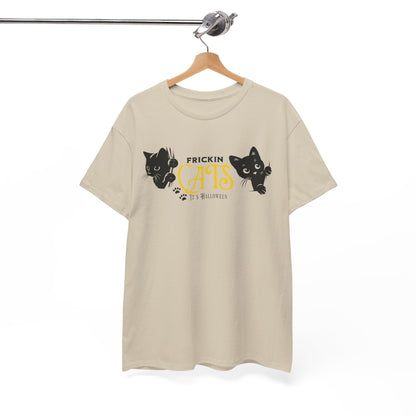 Unisex Heavy Cotton Tee - Frickin Cats