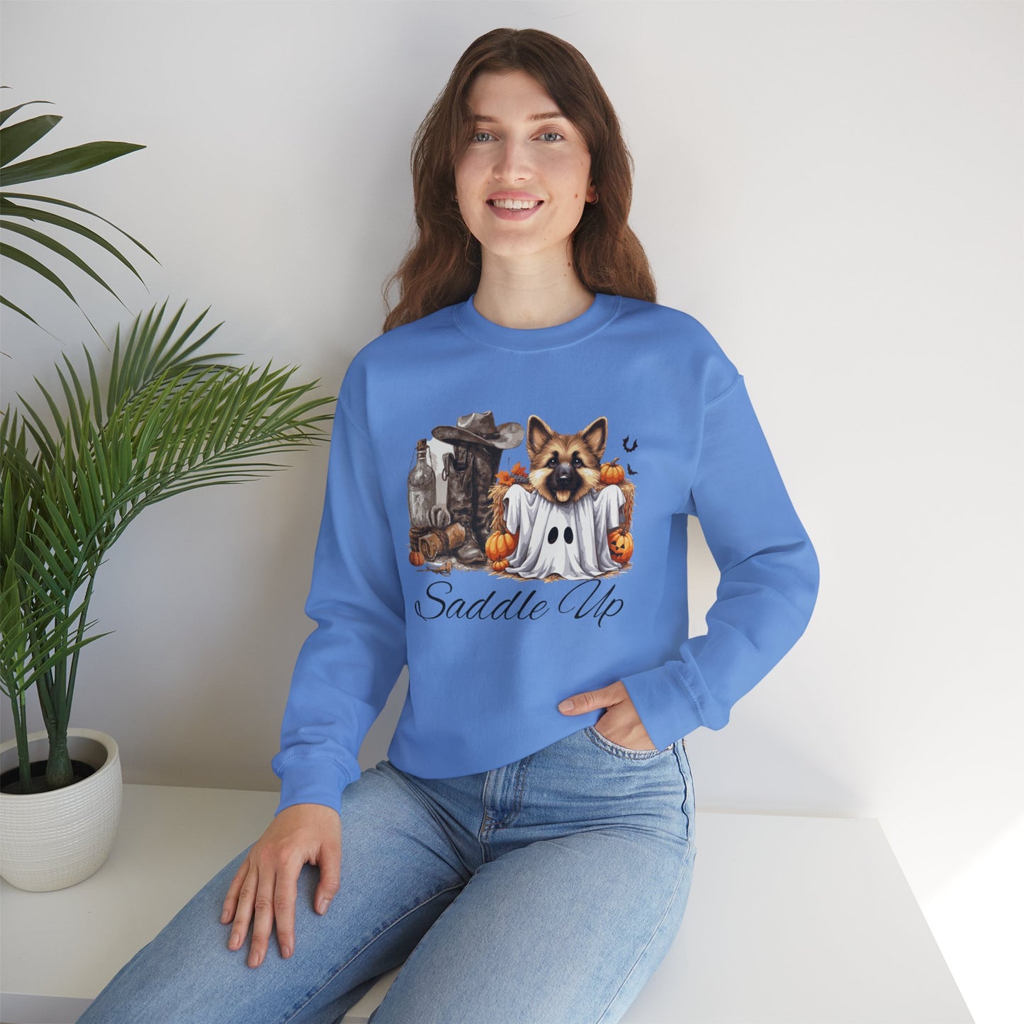 Unisex Heavy Blend™ Crewneck Sweatshirt - Cowgirl's Best Friend