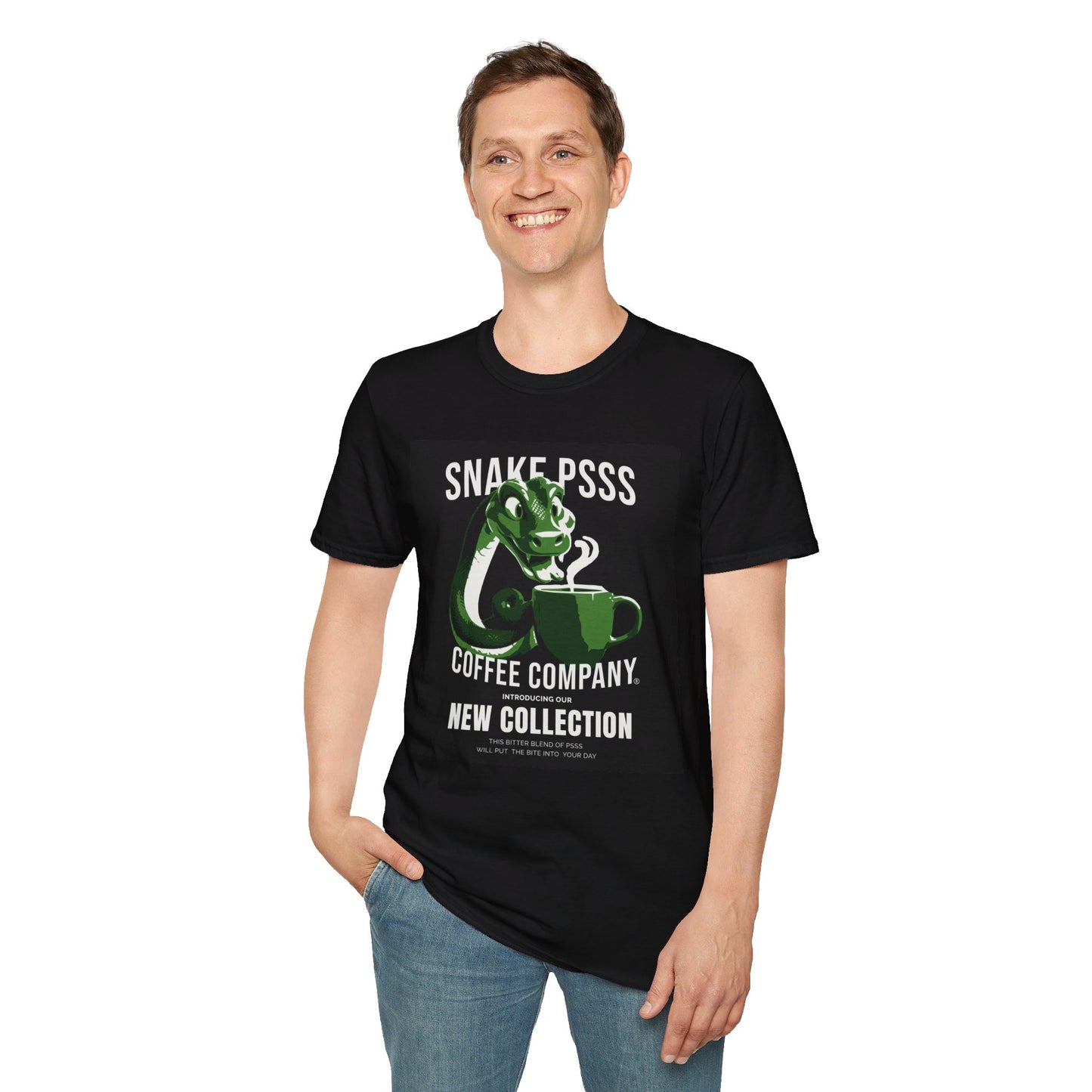 Coffee Lover Unisex T-Shirt - Snake PSSS Coffee Company Collection