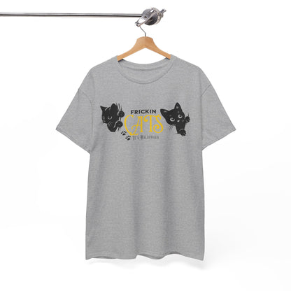 Unisex Heavy Cotton Tee - Frickin Cats