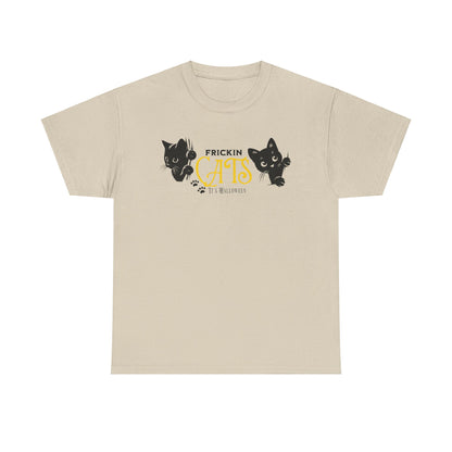 Unisex Heavy Cotton Tee - Frickin Cats