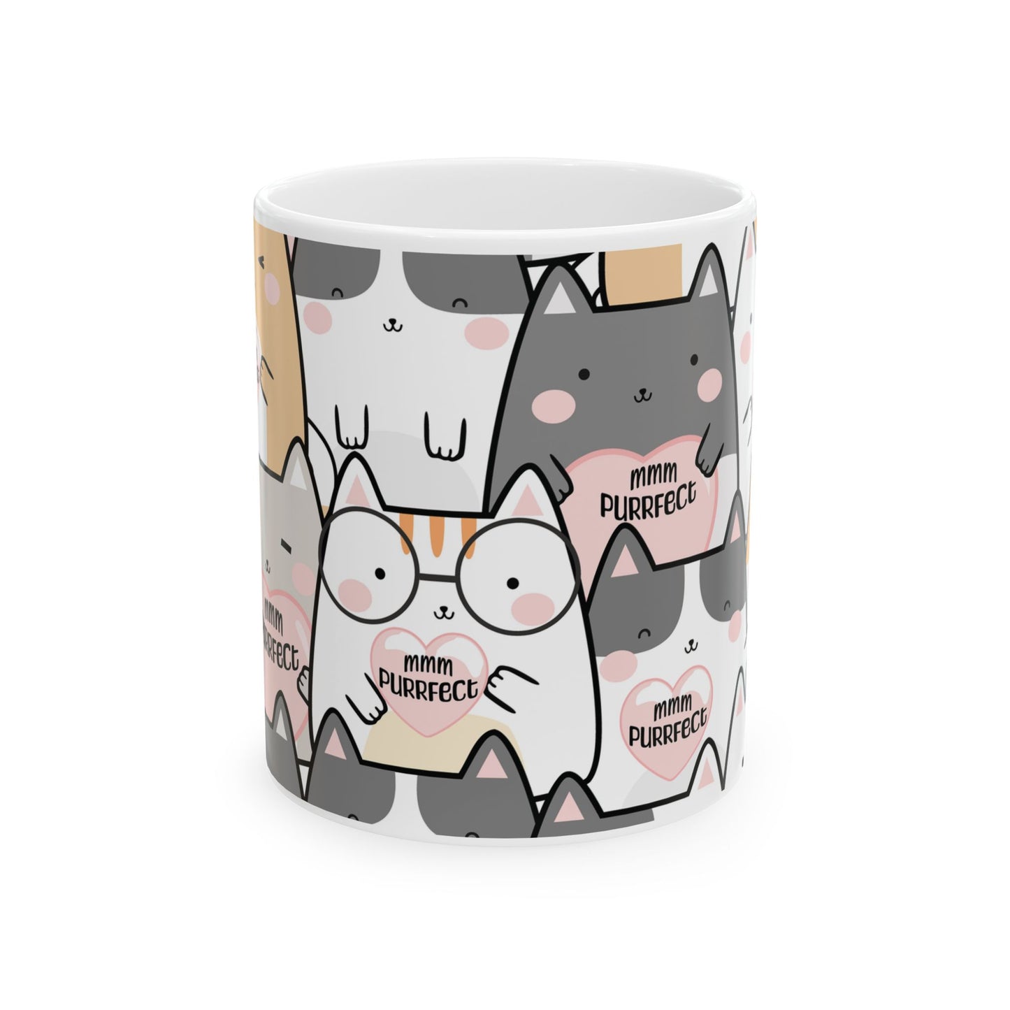 MMM PURFECT Ceramic Mug, (11oz, 15oz)