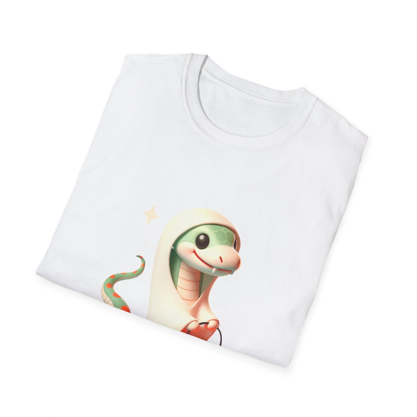 Halloween Snake T-Shirt - Adorable baby snake dressed in sheet is ready for some ghostly Trick or Treats.