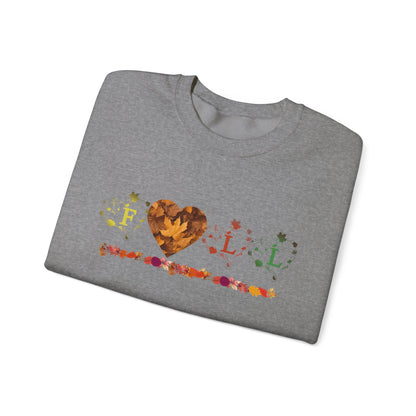 Unisex Heavy Blend™ Crewneck Sweatshirt - Fall Leaves