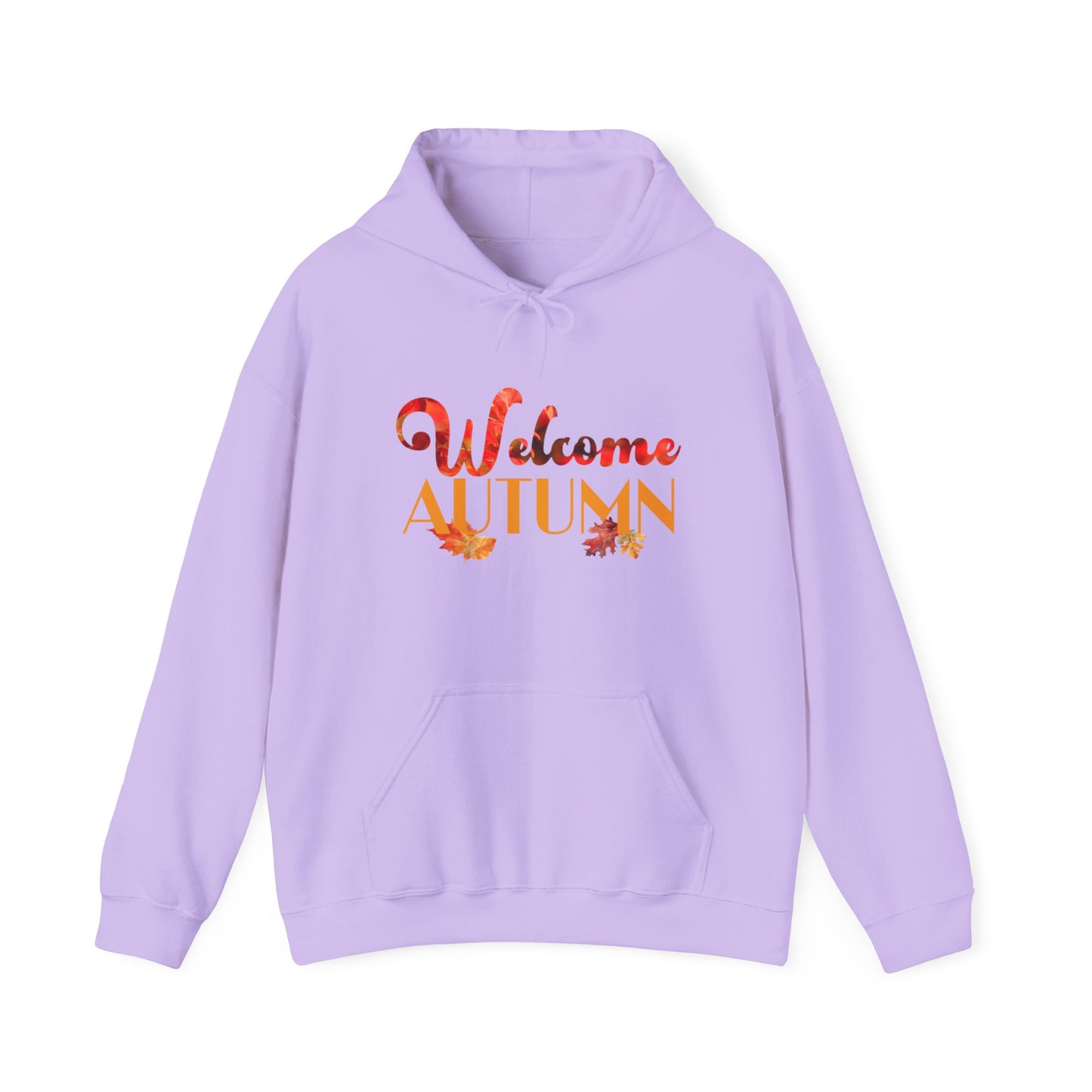 Welcome Autumn Leaves Hoodie - Unisex Heavy Blend™ Hooded Sweatshirt