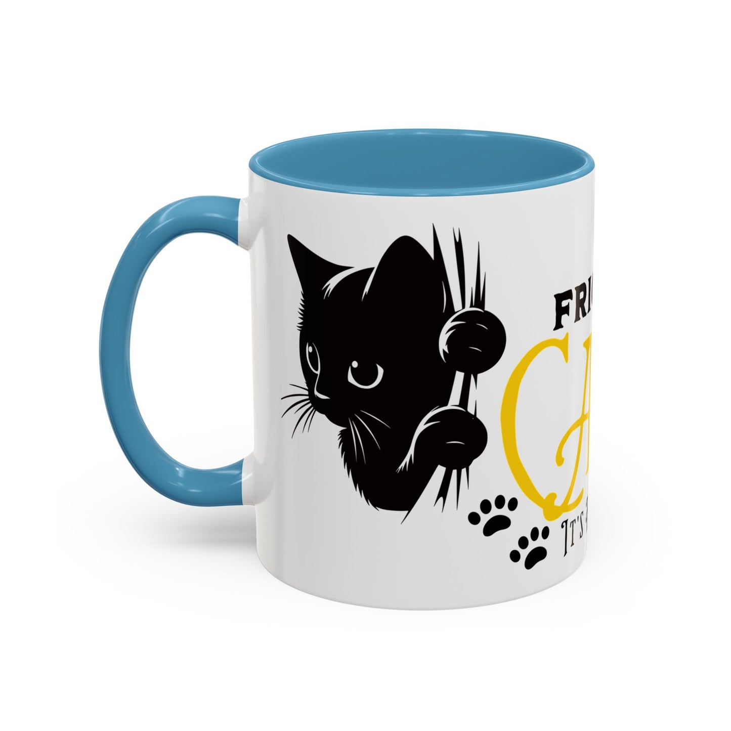 Halloween Accent Coffee Mug (11oz) - Frickin Cats