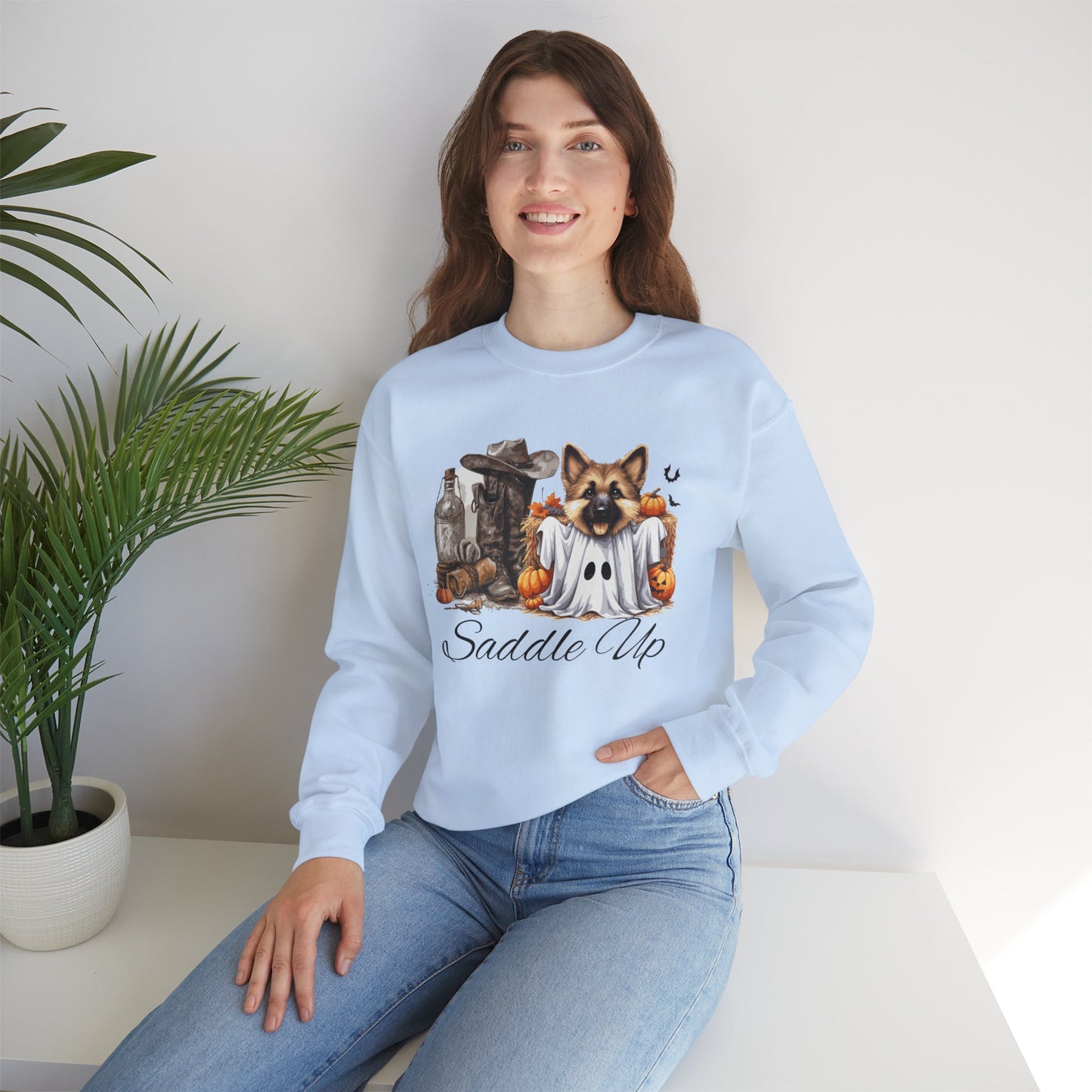 Unisex Heavy Blend™ Crewneck Sweatshirt - Cowgirl's Best Friend