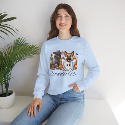 Unisex Heavy Blend™ Crewneck Sweatshirt - Cowgirl's Best Friend