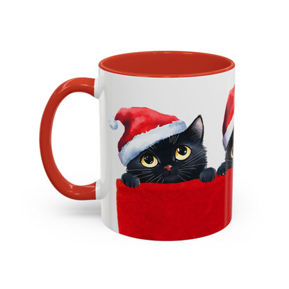 Accent Coffee Mug (11, 15oz) We 3 Kittens