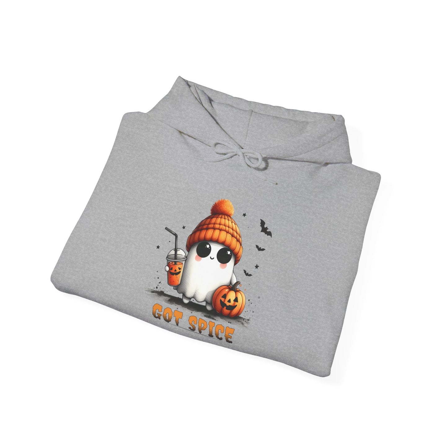 Unisex Heavy Blend™ Hooded Sweatshirt - Cute Ghost lookin' for some Spice