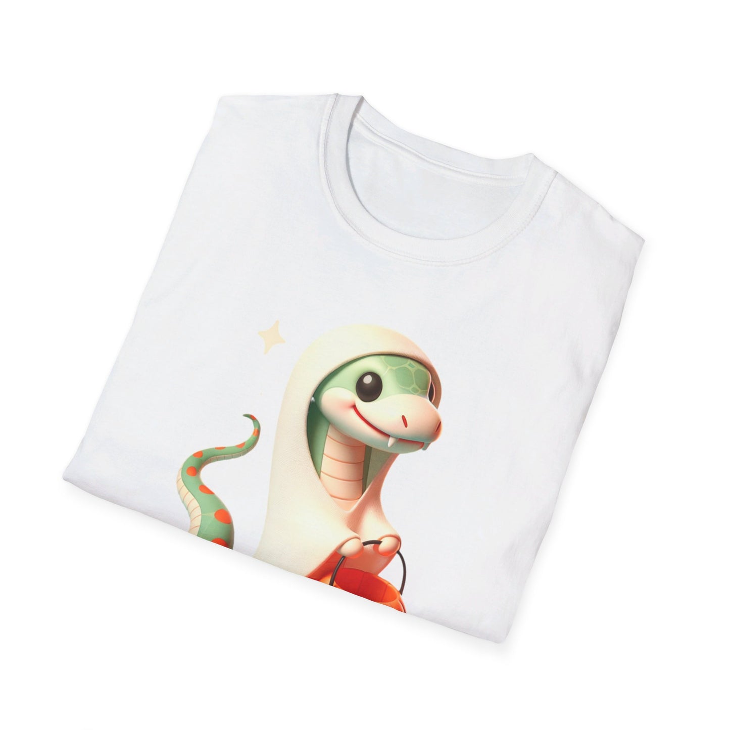 Halloween Snake T-Shirt - Adorable baby snake dressed in sheet is ready for some ghostly Trick or Treats.