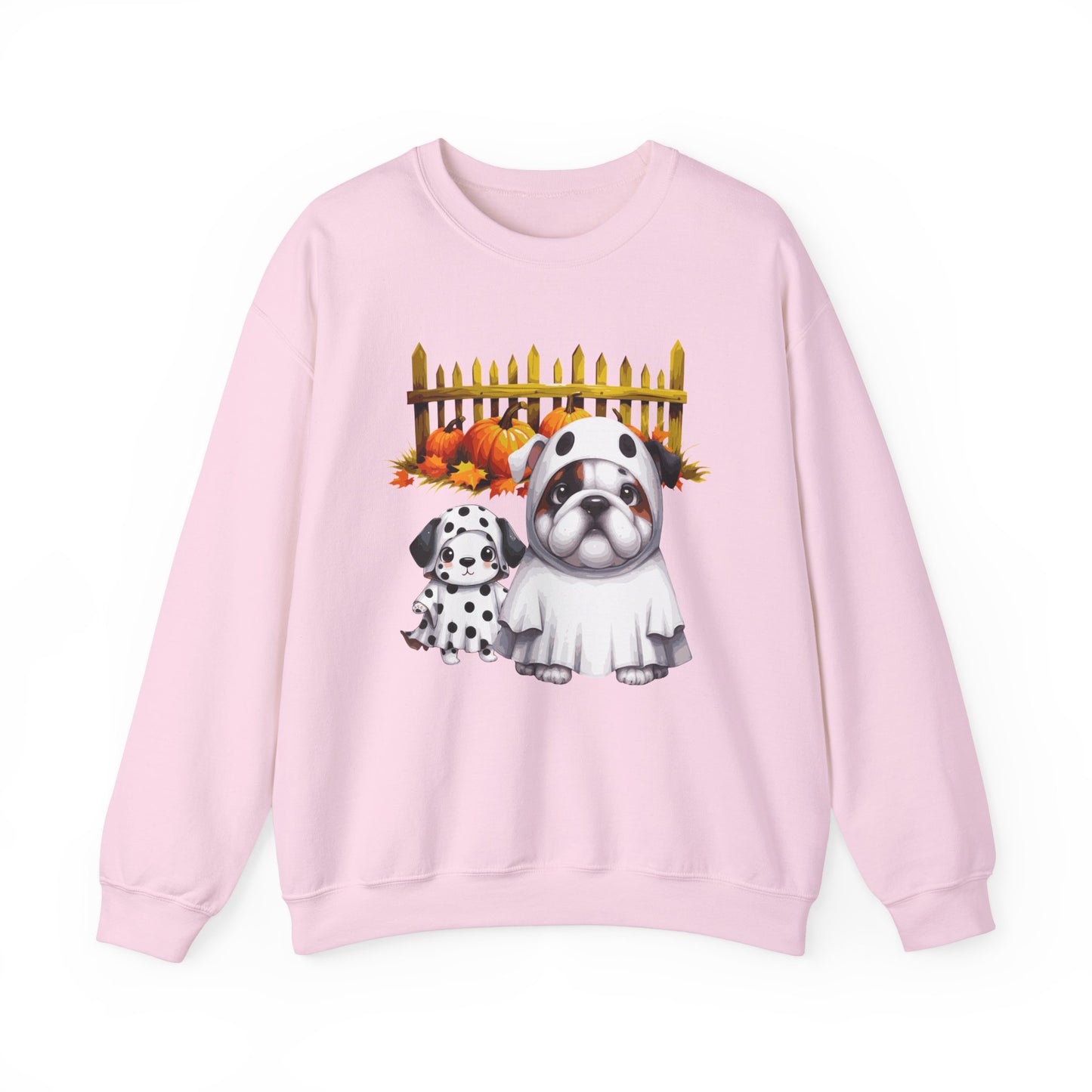 Unisex Heavy Blend™ Crewneck Sweatshirt - Bull Dog and Dalmatian Puppies