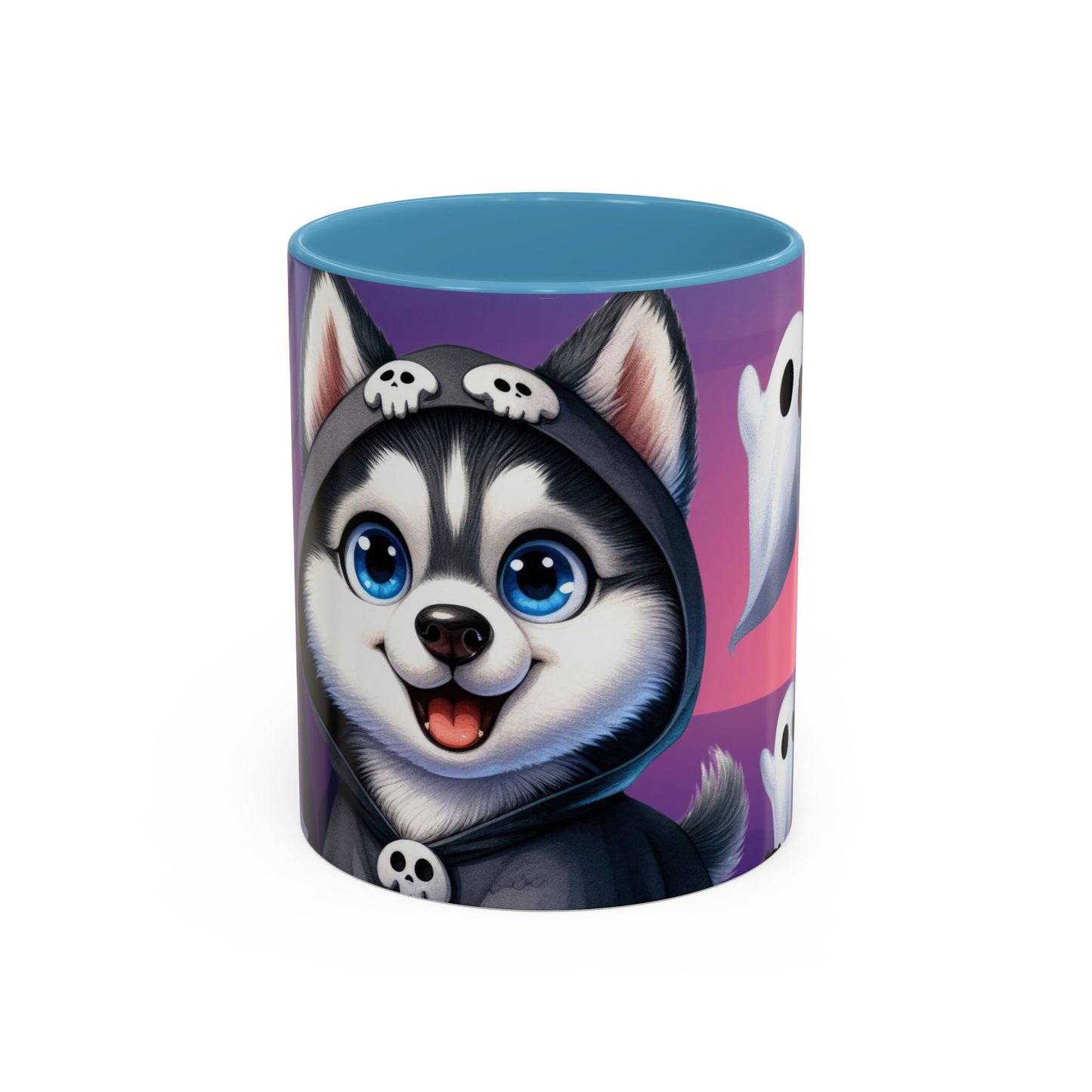 Halloween Accent Coffee Mug (11 oz) - Punisher Husky