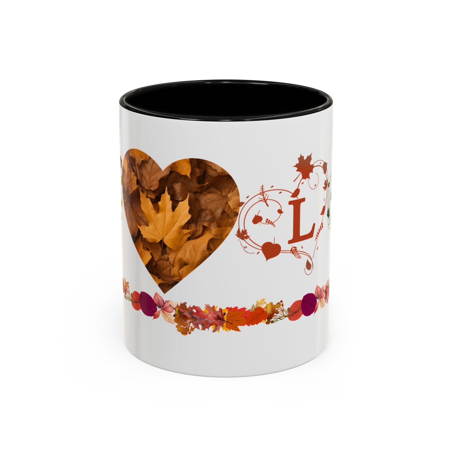 Accent Coffee Mug (11, 15oz) Fall Leaves