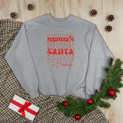 Mama's Santa Baby Unisex EcoSmart® Crewneck Sweatshirt