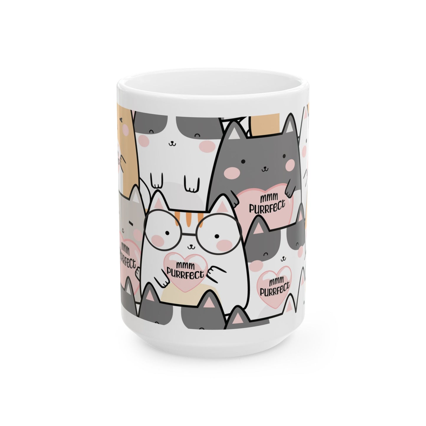 MMM PURFECT Ceramic Mug, (11oz, 15oz)