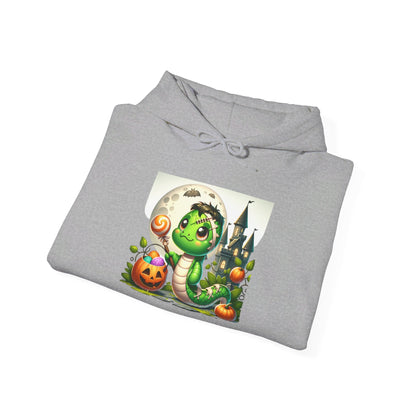 Baby Frankenstein Hooded Sweatshirt - This cute whimsical baby Frankenstein will surely endear you instead of creating fear and terror!