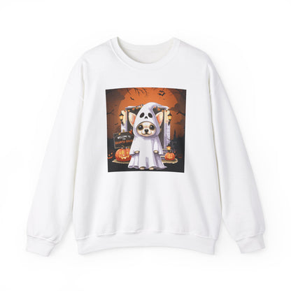 Unisex Heavy Blend™ Crewneck Sweatshirt - Chihuahua Ghost Puppy