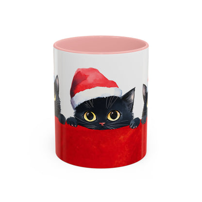 Accent Coffee Mug (11, 15oz) We 3 Kittens