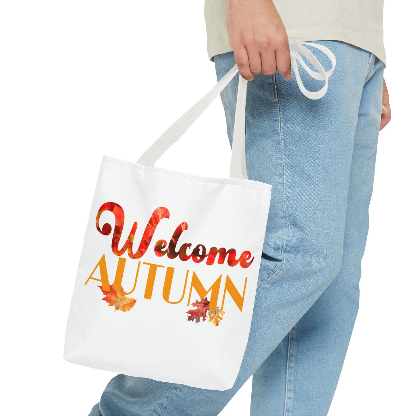 Welcome Autumn Leaves - Tote Bag (AOP)