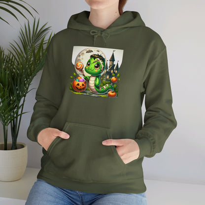 Baby Frankenstein Hooded Sweatshirt - This cute whimsical baby Frankenstein will surely endear you instead of creating fear and terror!