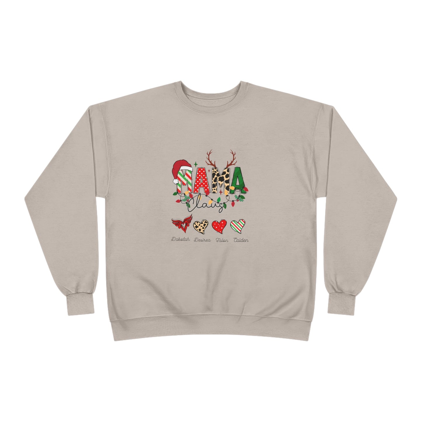 Mama Claus Personalized Unisex EcoSmart® Crewneck Sweatshirt