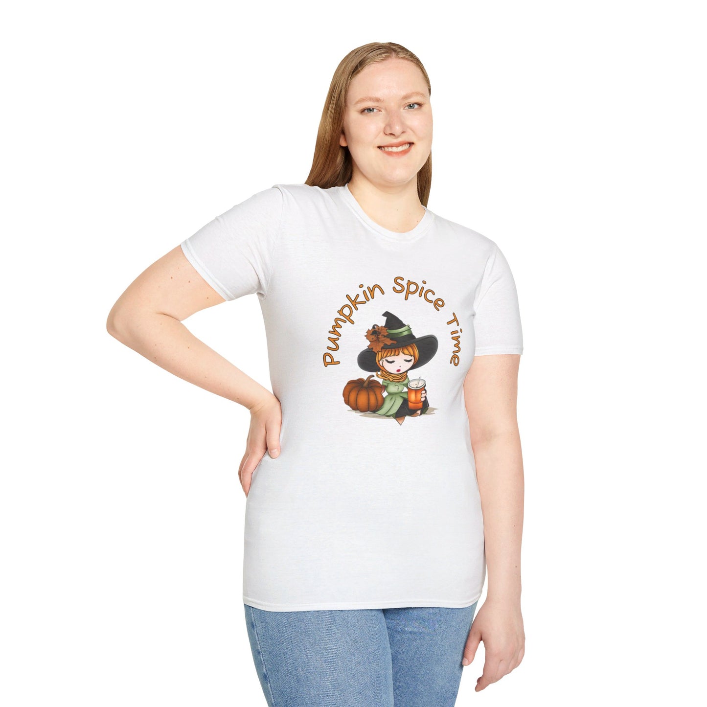 Pumpkin Spice Witch T-Shirt - Adorable Halloween Witch is all about her Pumpkin Spice