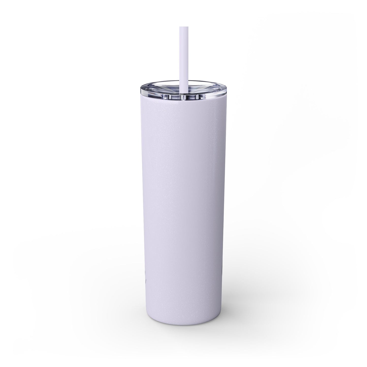 "Heather" Floral Skinny Tumbler with Straw, 20oz