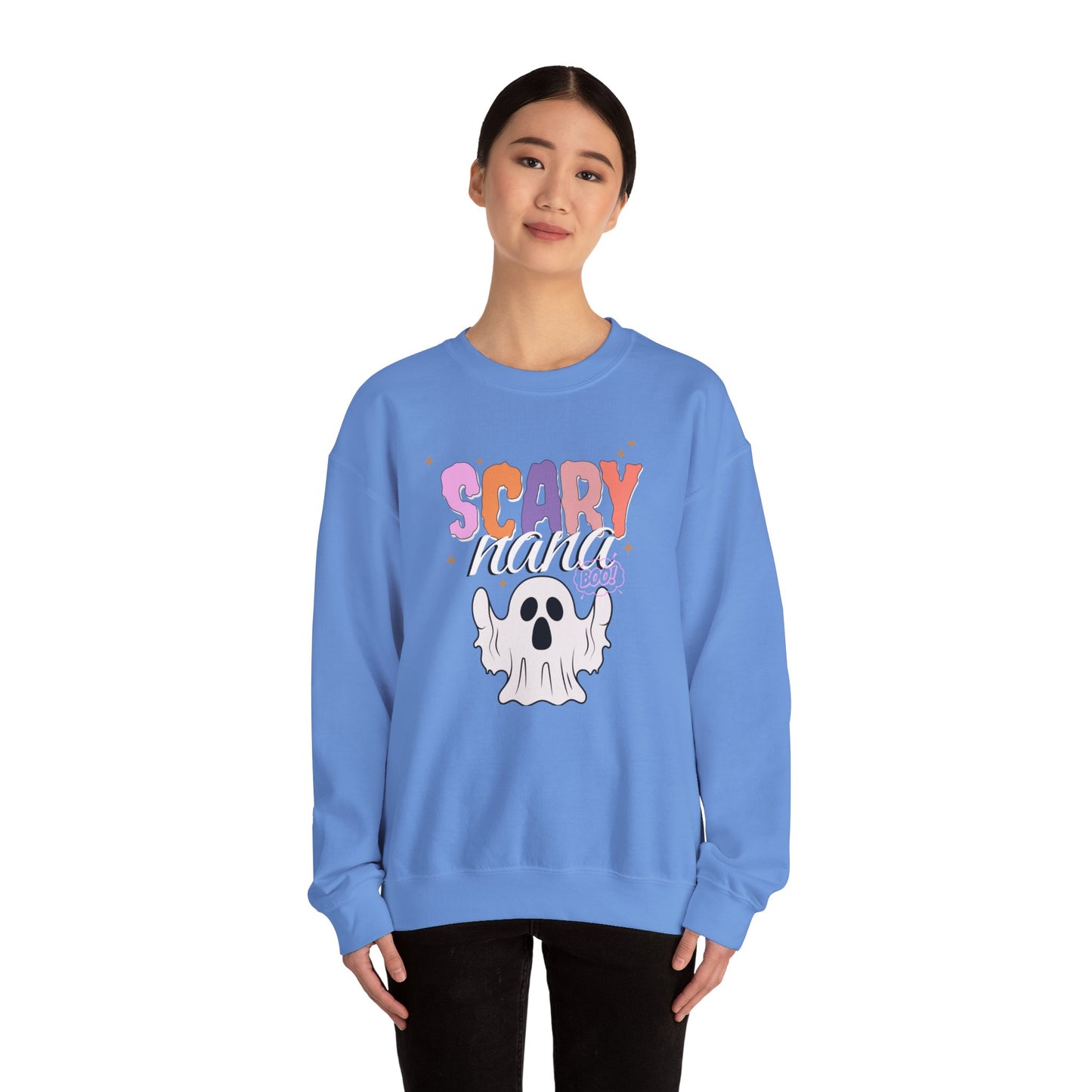 Unisex Heavy Blend™ Crewneck Sweatshirt - Scary Nana